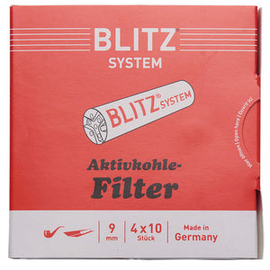 حزمة من 40 فلاتر أنابيب Blitz System 9mm